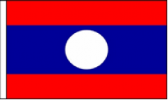Laos Table Flags
